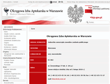 Tablet Screenshot of bip.warszawa.oia.org.pl